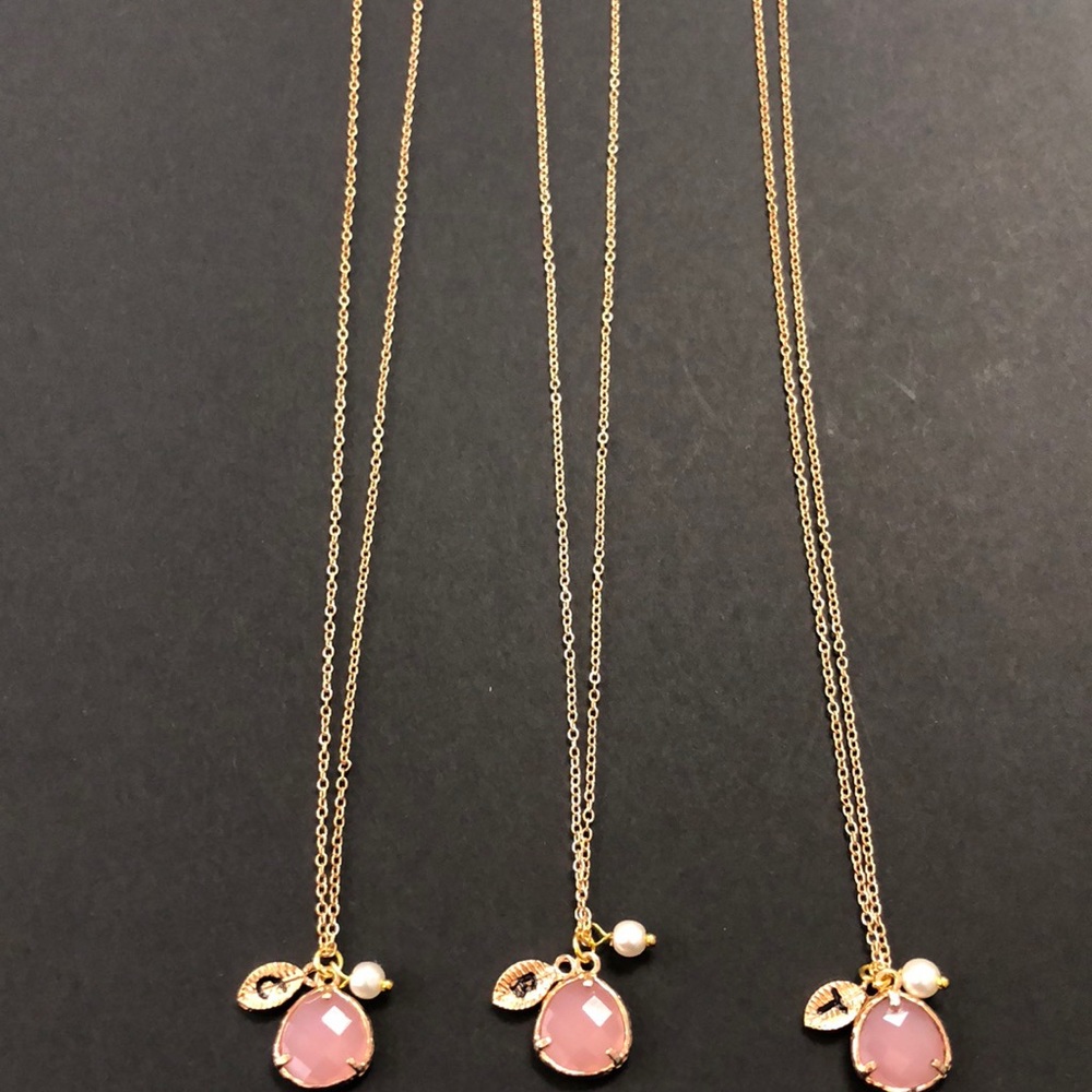 ❗️3 necklaces for $15 ‼️ Necklaces with initial